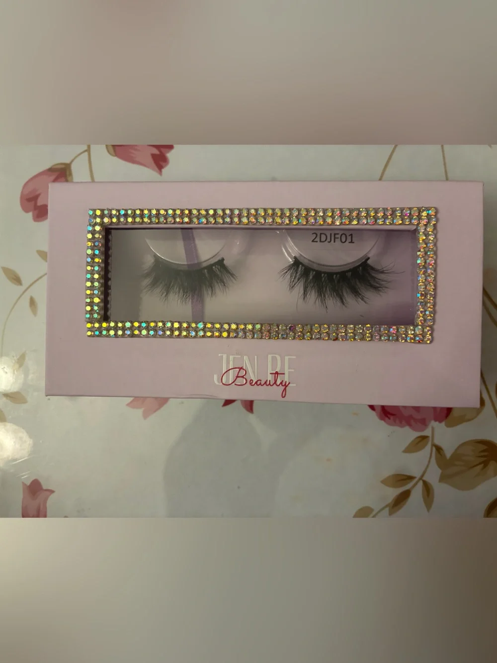 Pink False Eyelashes - Vegan, Cruelty Free, Dramatic 2D Style